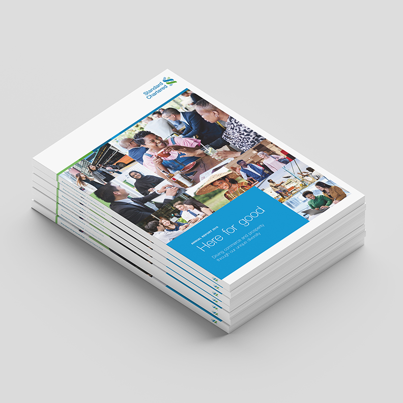 Standard Chartered annual report | Friend Studio