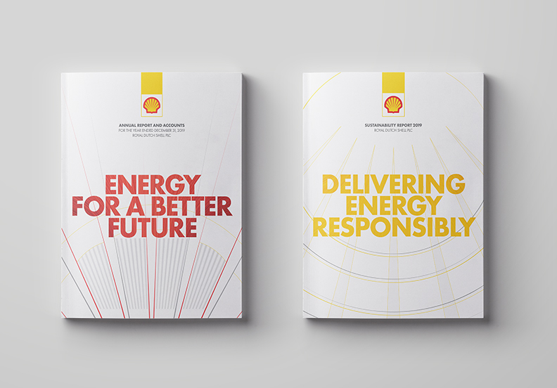 Shell annual and sustainability report Friend Studio